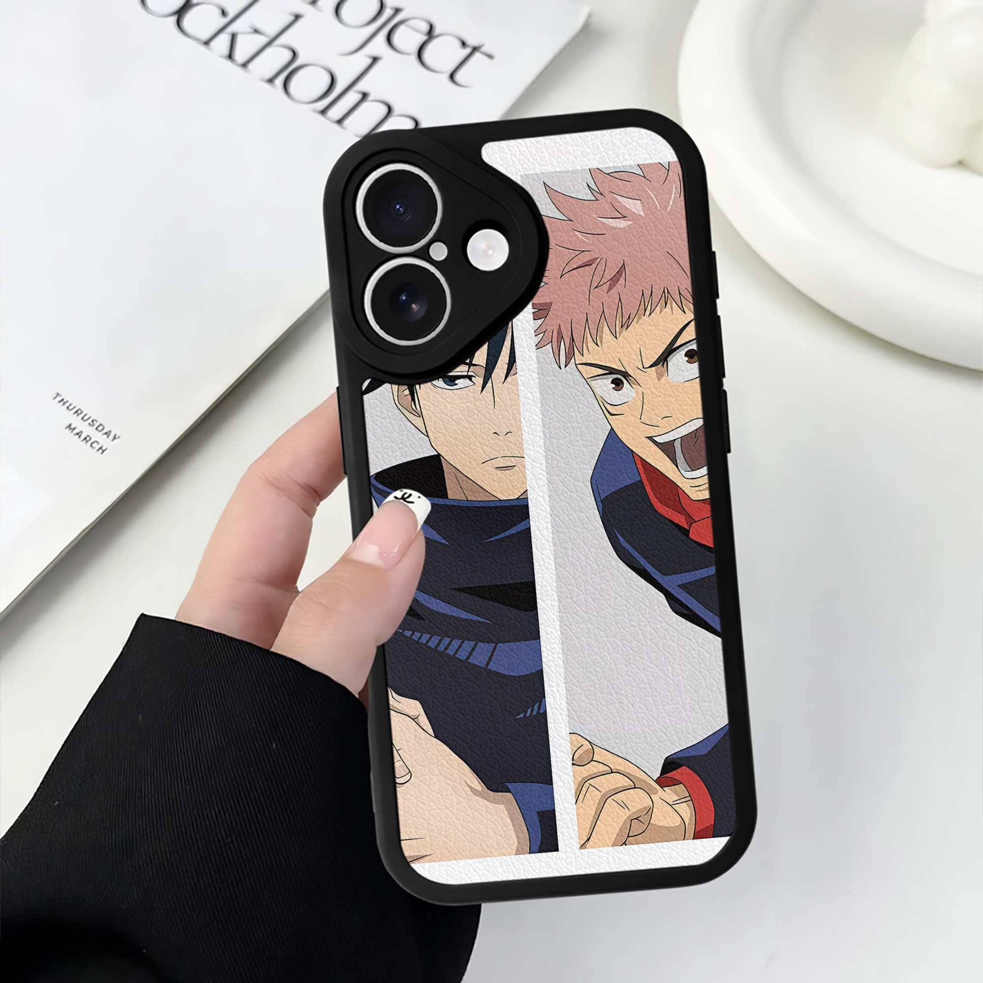 （画像用） SPY×FAMILY间谍家家酒 【iPhone 16シリーズ対応】シリコンスマホケース（レザー調） 材質：シリコン